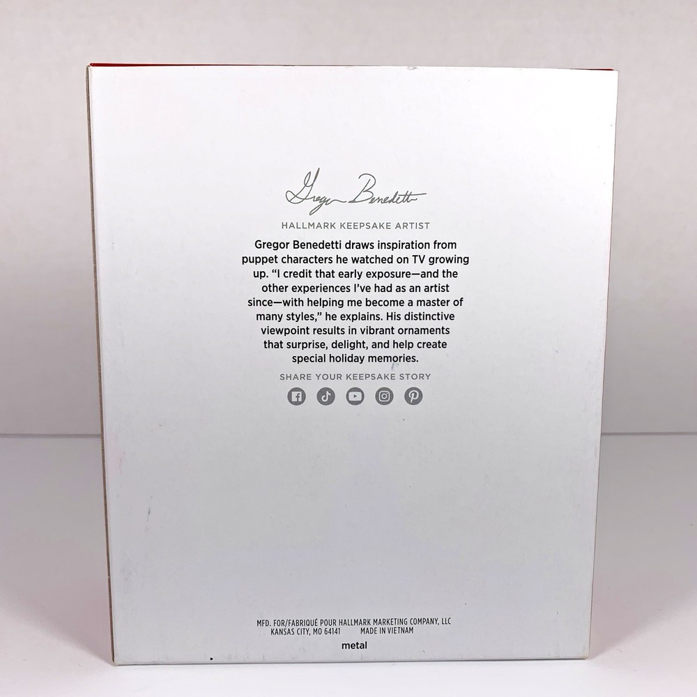 NEW Hallmark 2025 Keepsake A Joy to Behold Photo Frame‎ Metal Christmas Ornament - Picture 3 of 11